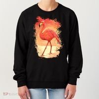 Flamingo Sunset Art Women's Sweatshirt thumb 0