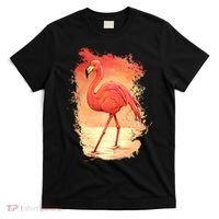 Flamingo Sunset Art T-Shirt thumb 0