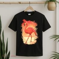 Flamingo Sunset Art T-Shirt thumb 2