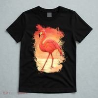 Flamingo Sunset Art T-Shirt thumb 5