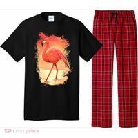 Flamingo Sunset Art Pajama Set thumb 0