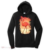 Flamingo Sunset Art Women's Hoodie thumb 0