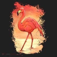 Flamingo Sunset Art Tumbler thumb 3