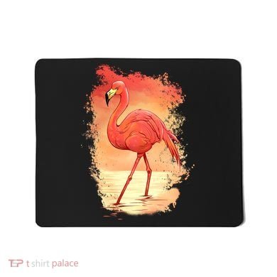 Flamingo Sunset Art Mousepad