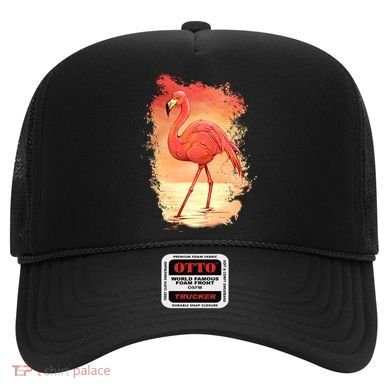 Flamingo Sunset Art Hat
