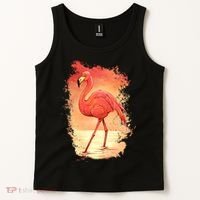 Flamingo Sunset Art Tank Top thumb 2