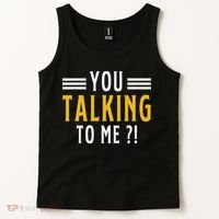 Funny Saying Are You Talking To Me Tank Top thumb 2