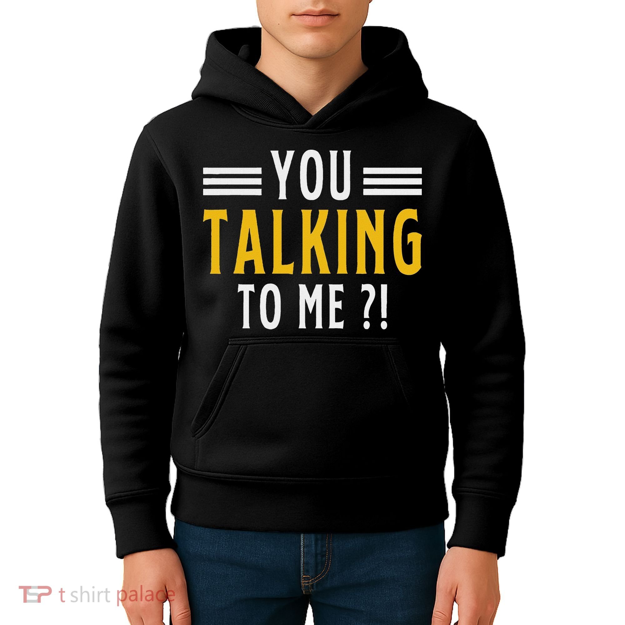 Funny Saying Are You Talking To Me Kids Hoodie