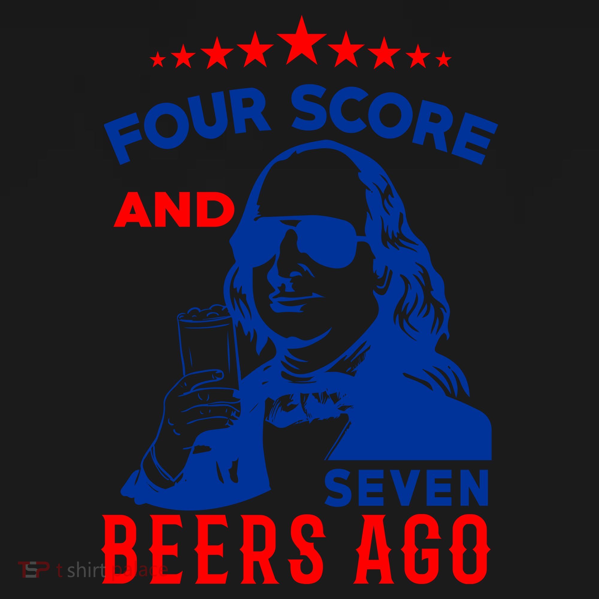 Four Score And Seven Beers Ago 4th Of July USA Merica Tote Bag