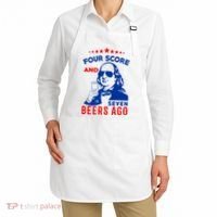 Four Score And Seven Beers Ago 4th Of July USA Merica Apron thumb 2