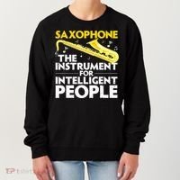 Funny Saxophone Art Sax Lover Saxophone Player Women's Sweatshirt thumb 0