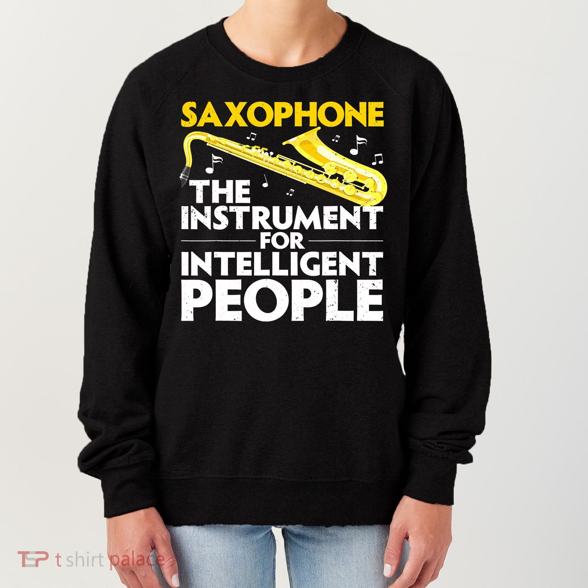 Funny Saxophone Art Sax Lover Saxophone Player Women's Sweatshirt