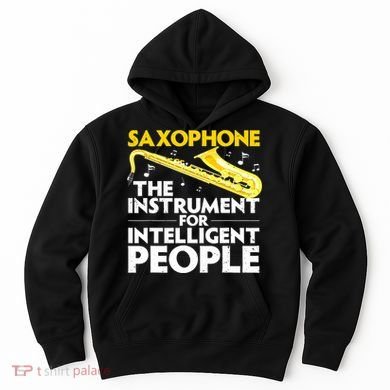 Funny Saxophone Art Sax Lover Saxophone Player Hoodie