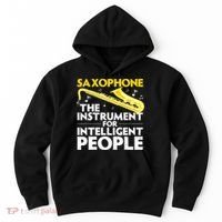 Funny Saxophone Art Sax Lover Saxophone Player Hoodie thumb 0