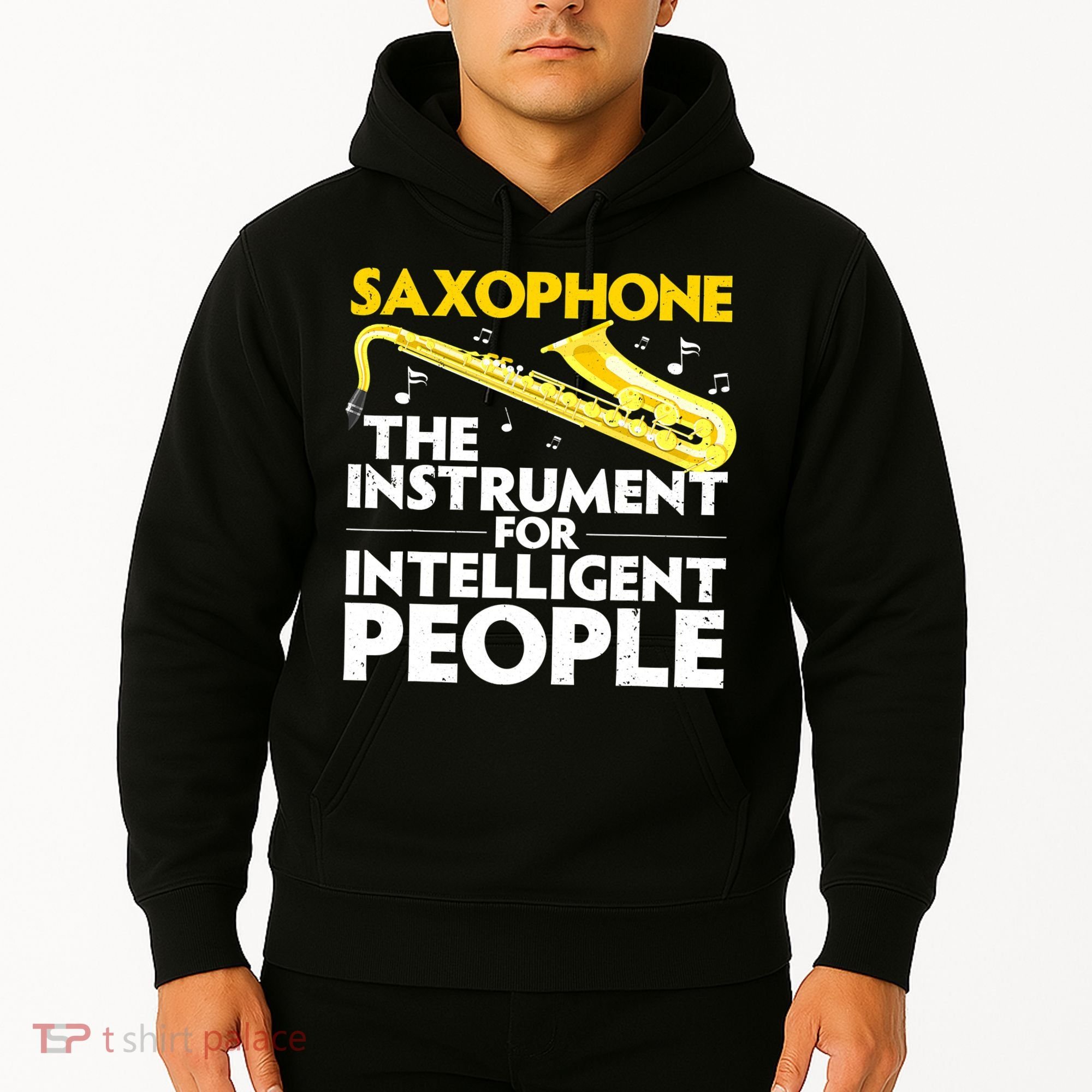 Funny Saxophone Art Sax Lover Saxophone Player Hoodie