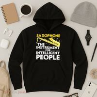 Funny Saxophone Art Sax Lover Saxophone Player Hoodie thumb 3