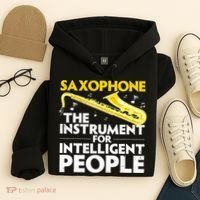 Funny Saxophone Art Sax Lover Saxophone Player Hoodie thumb 4