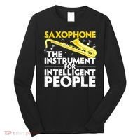 Funny Saxophone Art Sax Lover Saxophone Player Long Sleeve Shirt thumb 0
