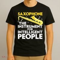 Funny Saxophone Art Sax Lover Saxophone Player T-Shirt thumb 3