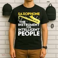 Funny Saxophone Art Sax Lover Saxophone Player T-Shirt thumb 6
