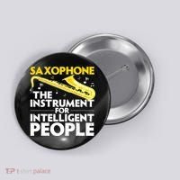 Funny Saxophone Art Sax Lover Saxophone Player Button thumb 0