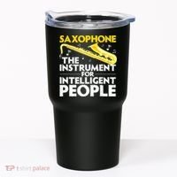 Funny Saxophone Art Sax Lover Saxophone Player Tumbler thumb 0