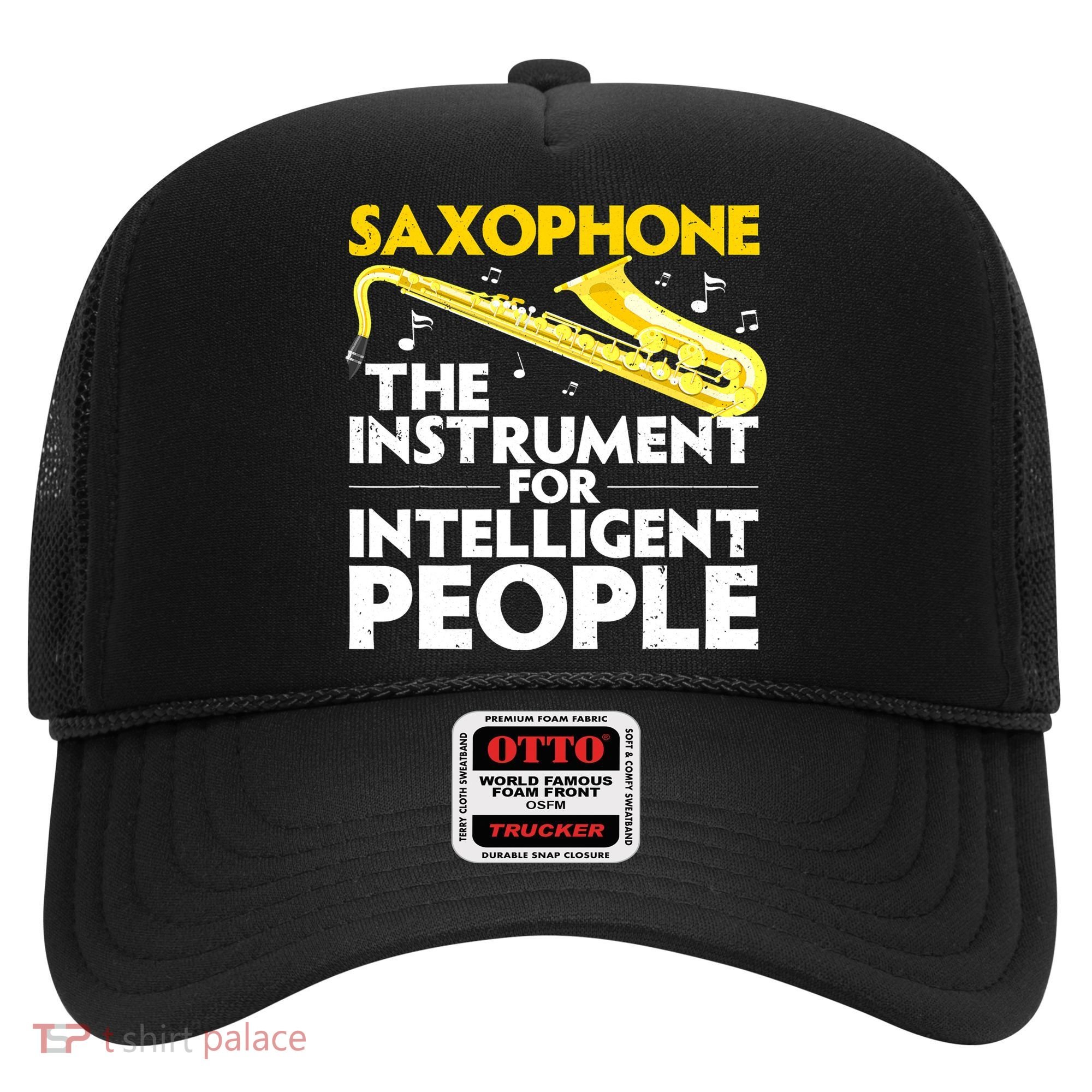 Funny Saxophone Art Sax Lover Saxophone Player Hat