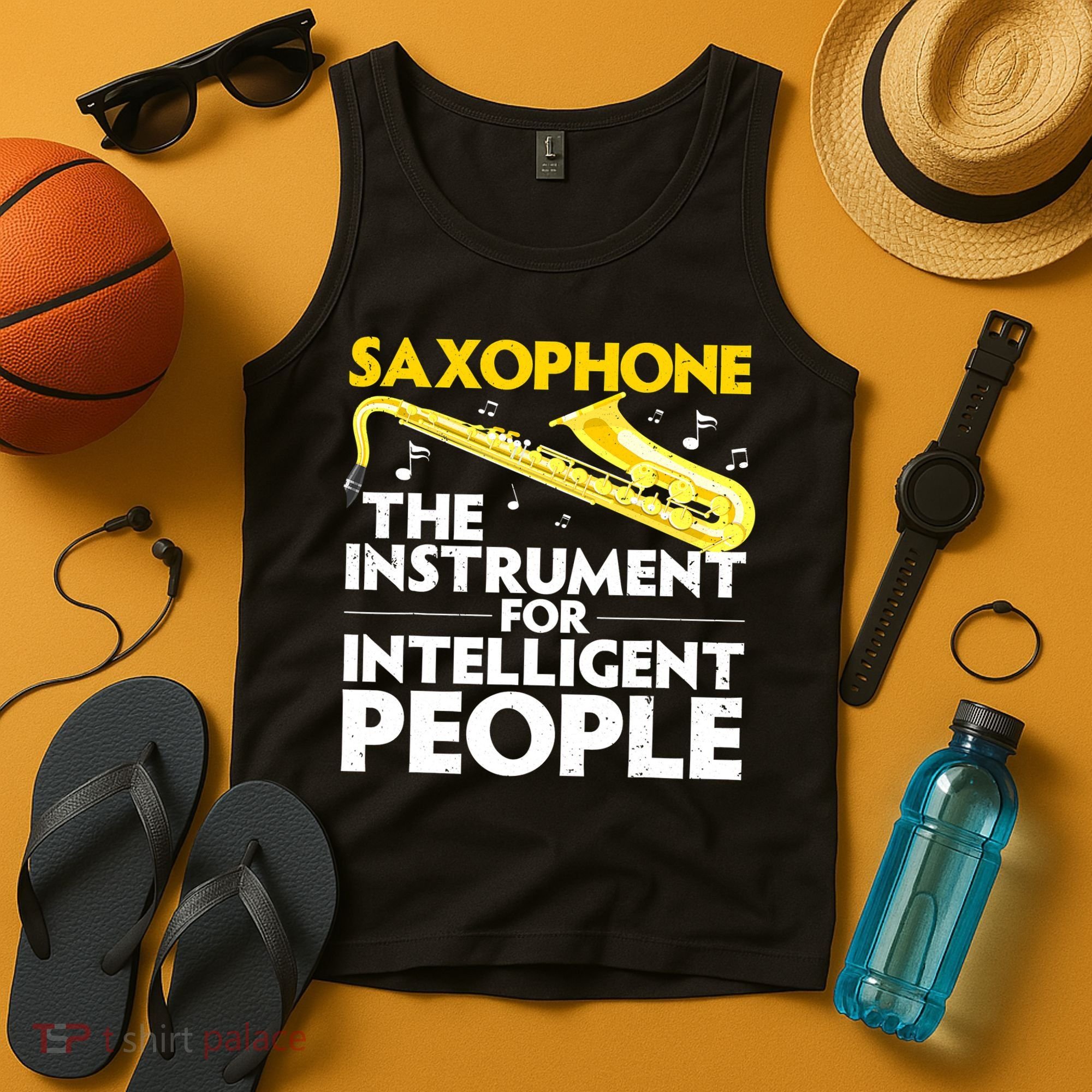 Funny Saxophone Art Sax Lover Saxophone Player Tank Top