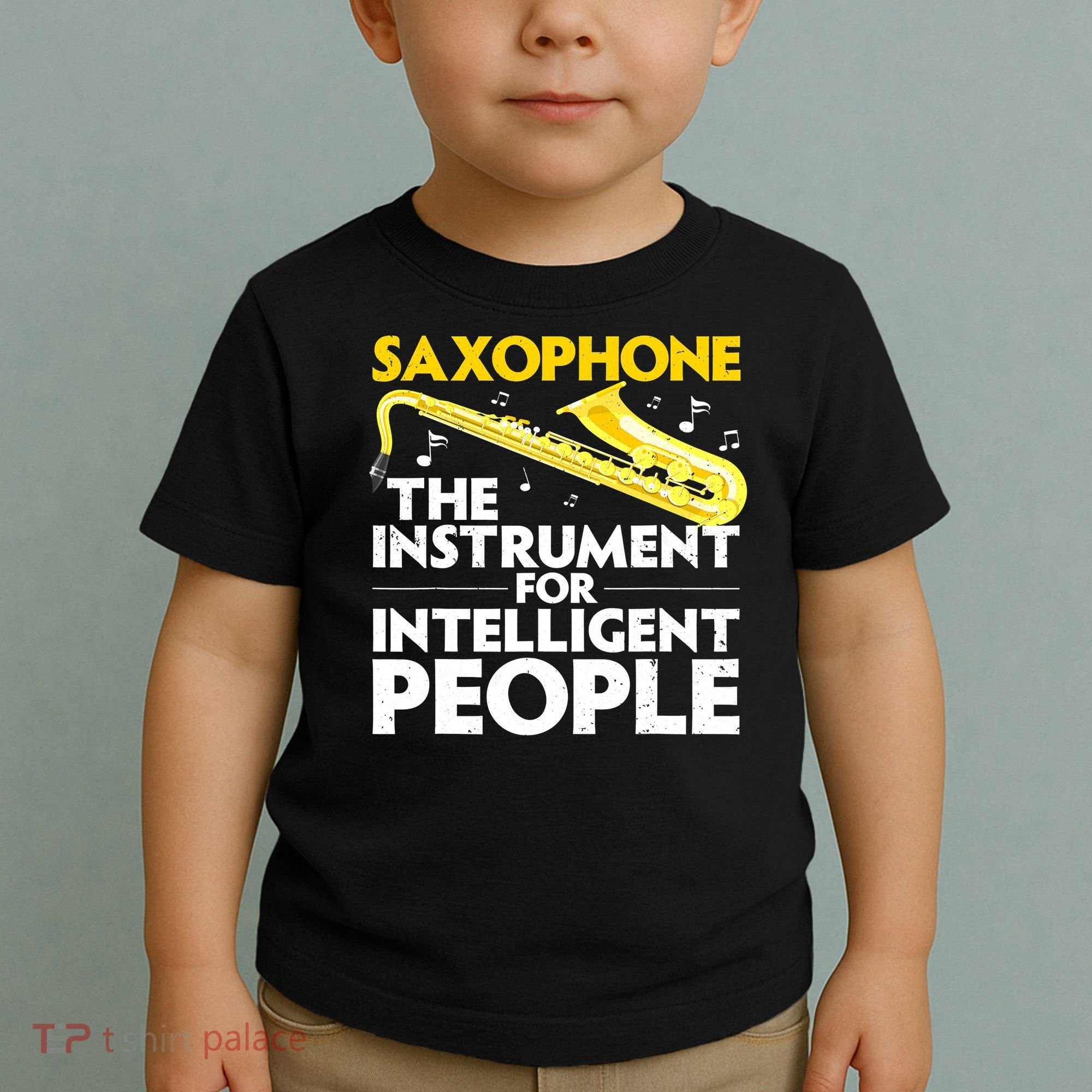 Funny Saxophone Art Sax Lover Saxophone Player Toddler T-Shirt