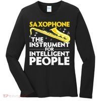Funny Saxophone Art Sax Lover Saxophone Player Women's Long Sleeve Shirt thumb 0