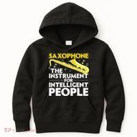 Funny Saxophone Art Sax Lover Saxophone Player Kids Hoodie thumb 0