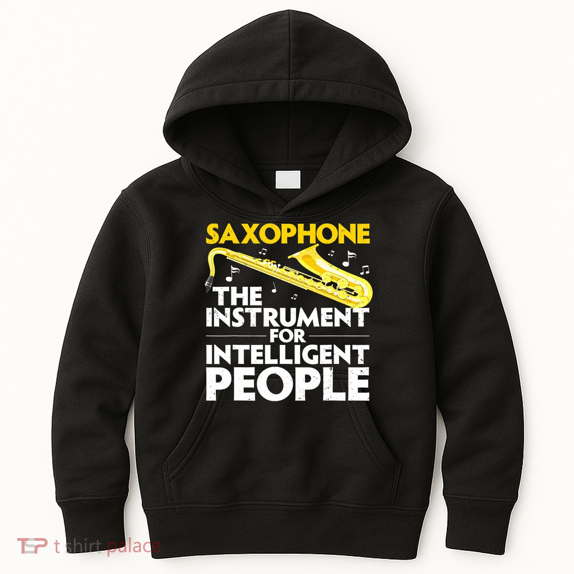 Funny Saxophone Art Sax Lover Saxophone Player Kids Hoodie