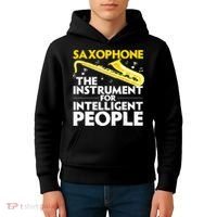 Funny Saxophone Art Sax Lover Saxophone Player Kids Hoodie thumb 4