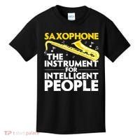 Funny Saxophone Art Sax Lover Saxophone Player Kids T-Shirt thumb 0