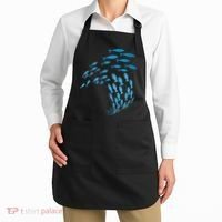 Fish Swim Against The Current In The Sea Apron thumb 2
