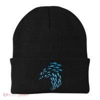 Fish Swim Against The Current In The Sea Beanie thumb 0