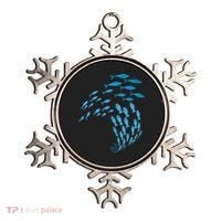 Fish Swim Against The Current In The Sea Ornament thumb 0