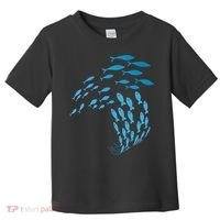 Fish Swim Against The Current In The Sea Toddler T-Shirt thumb 0