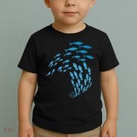 Fish Swim Against The Current In The Sea Toddler T-Shirt thumb 2