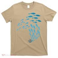 Fish Swim Against The Current In The Sea T-Shirt thumb 0