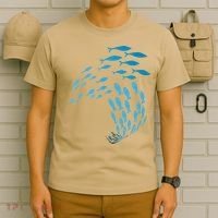 Fish Swim Against The Current In The Sea T-Shirt thumb 6