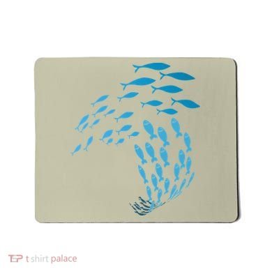 Fish Swim Against The Current In The Sea Mousepad