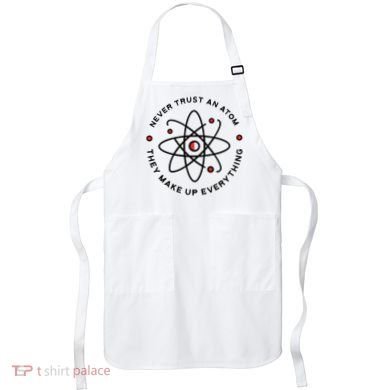 Funny Science Atom Design Apron