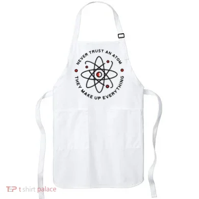 Funny Science Atom Design Apron