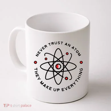 Funny Science Atom Design Coffee Mug