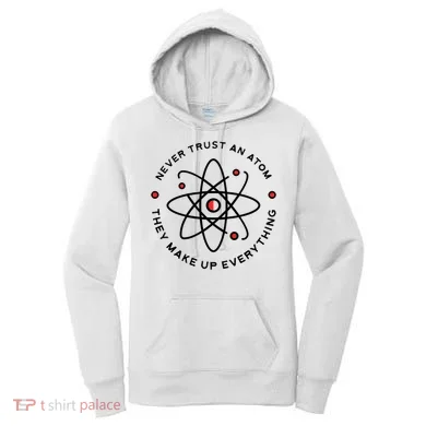 Funny Science Atom Design Women's Hoodie