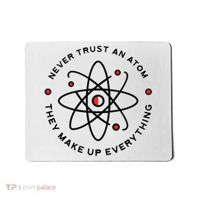 Funny Science Atom Design Mousepad