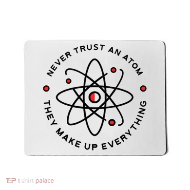 Funny Science Atom Design Mousepad