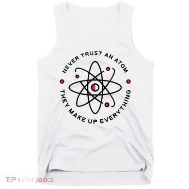 Funny Science Atom Design Tank Top