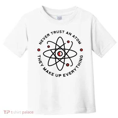 Funny Science Atom Design Toddler T-Shirt
